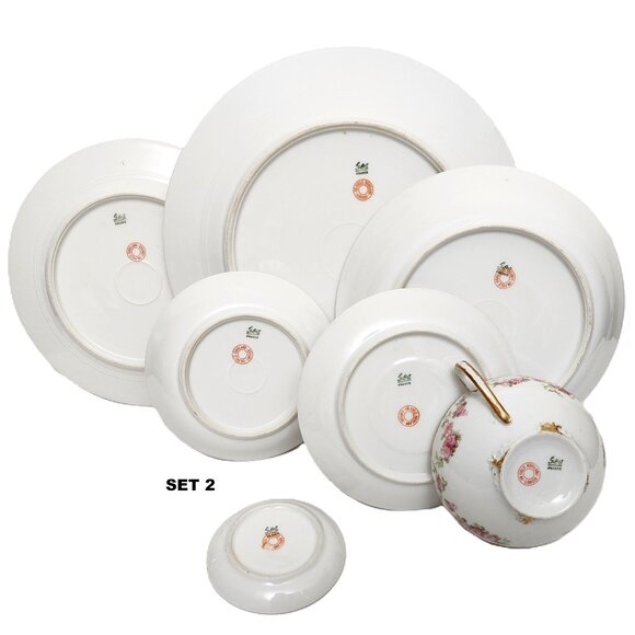 AntiqueCH Field Haviland Limoges GDA France Schleiger 195G 7pc Place Setting - Picture 8 of 8